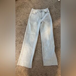 Pink Lily Boutique Light Wash Straight Leg Jeans